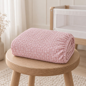 Pink Floral Seersucker SnuzPod Fitted Sheet – SnuzPod 2, 3 & 4