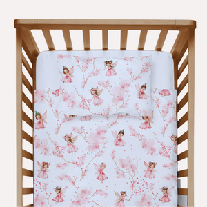 FAIRY BEDDING SET PINK BABAY girl , baby shop uk