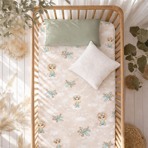 Lion the Cute Pilot – Flying Safari Nursery Bedding Set