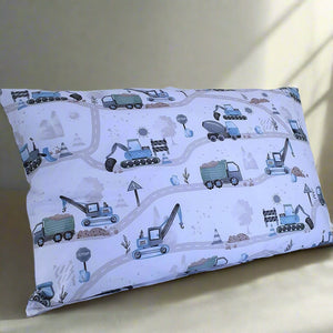 Single Bed Bedding Set - Blue Diggers