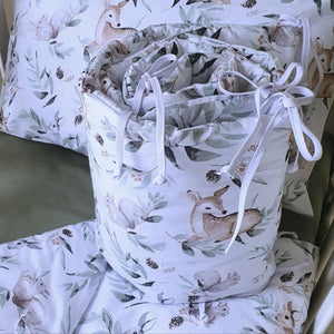 baby bedding forest friends , fabricco baby shop