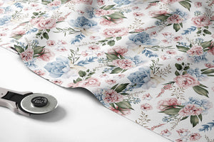 english garden fabric, pure cotton uk