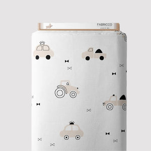 cotton fabri for kids, tractors, cars