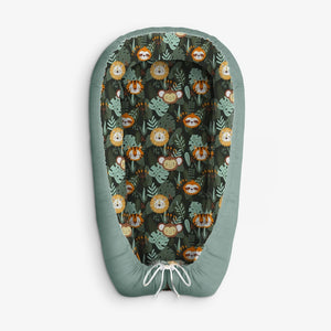 Baby Nest - Cocoon with little blanket and pillow , 0-12 months , Jungle