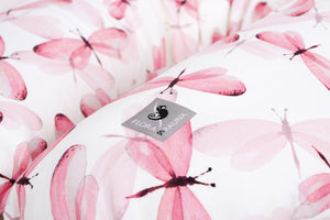 Pregnancy & Feeding Pillow - Pink Dragonfly
