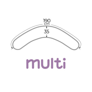 Pregnancy & Feeding Pillow - Pink Melange