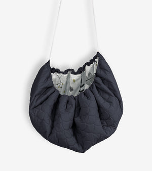 Luxury Quilted Play Mat and Toy Storage Bag All-In-One for Baby / Toddler, NATURE & FOREST