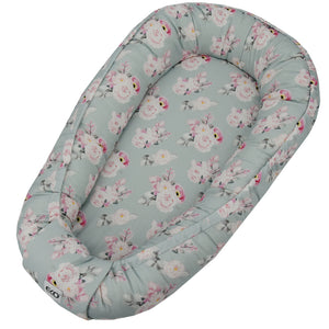 Baby Bamboo Nest - Cocoon, 0-16 months , Mint Garden