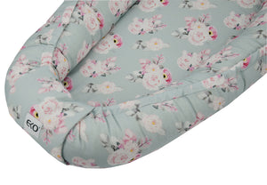 Baby Bamboo Nest - Cocoon, 0-16 months , Mint Garden