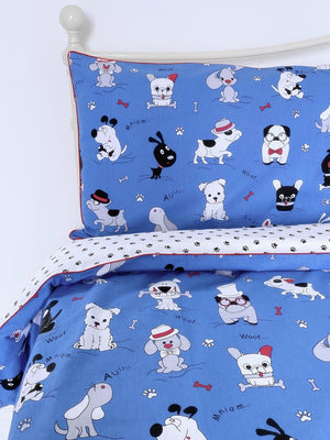 Single Bedding Set - Cute Dogs
