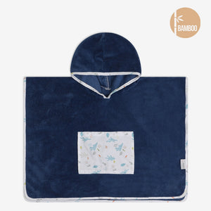 Hooded Poncho Towel - Cotton / Bamboo sea life