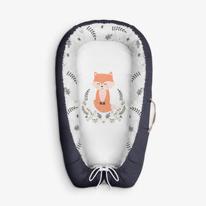 Baby Nest - Cocoon, 0-12 months , Nature & Love - Little Fox. modern lifestyle products for families with babies. Fabricco