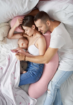 Pregnancy & Feeding Pillow - Pink Melange