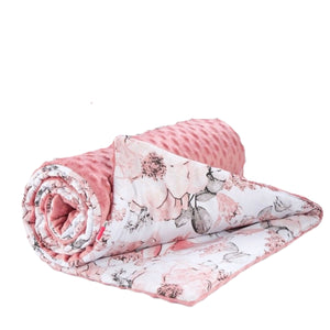 Baby Girl Mini Bedding - Dusty Pink Flowers