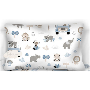 Kids Single Bedding Set Safari Adventure in Blue