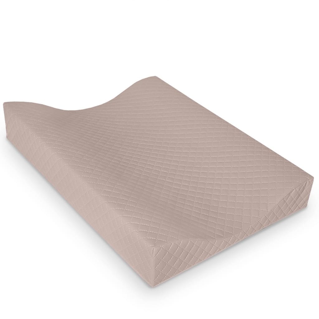 Baby Changing Mat with Padded Raised Edges Beige