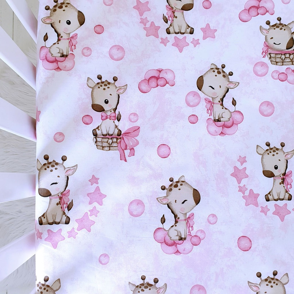 Sweet  Giraffe in pink , baby girl bedding uk