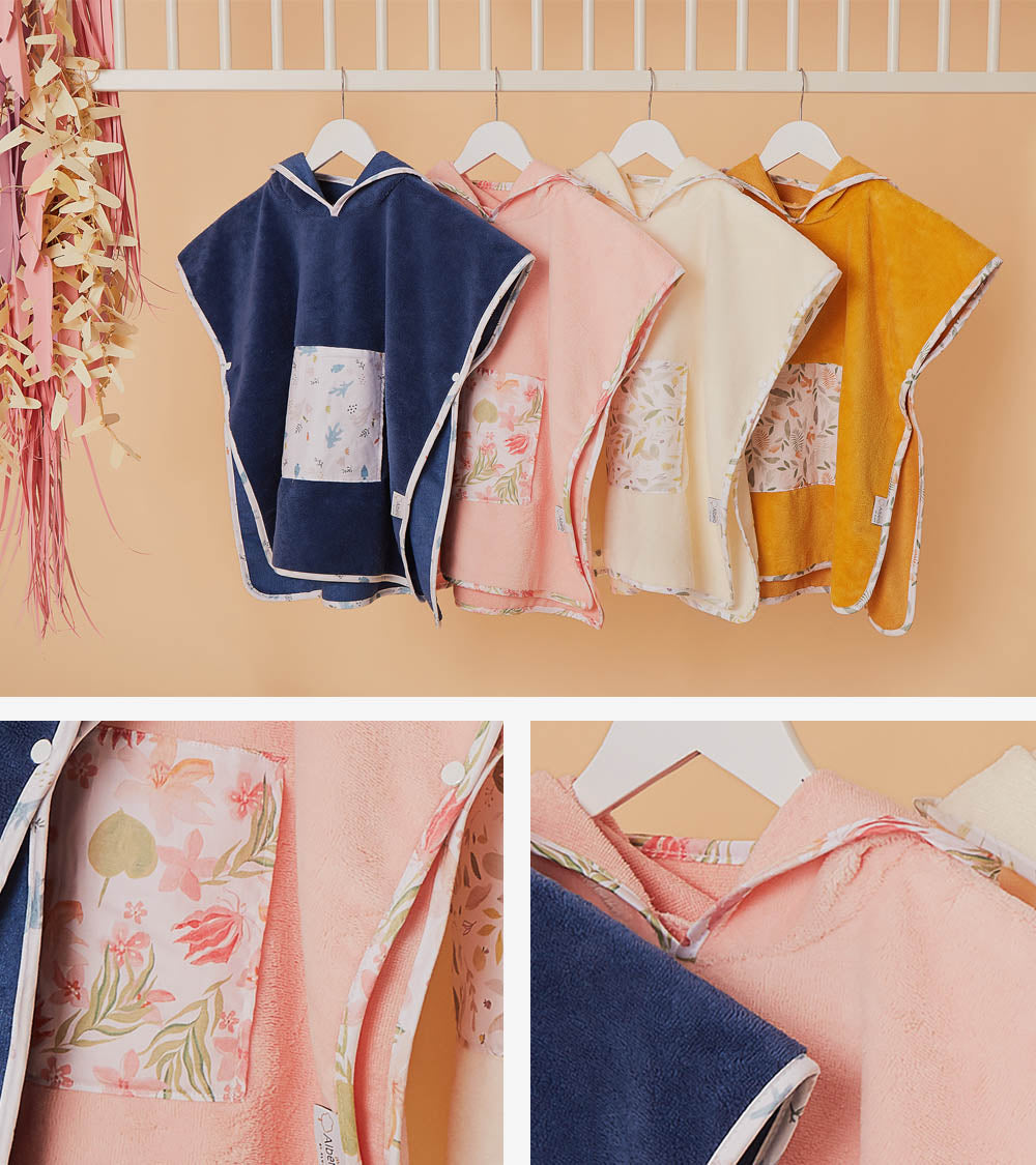 Hooded Poncho Towel - Cotton / Bamboo