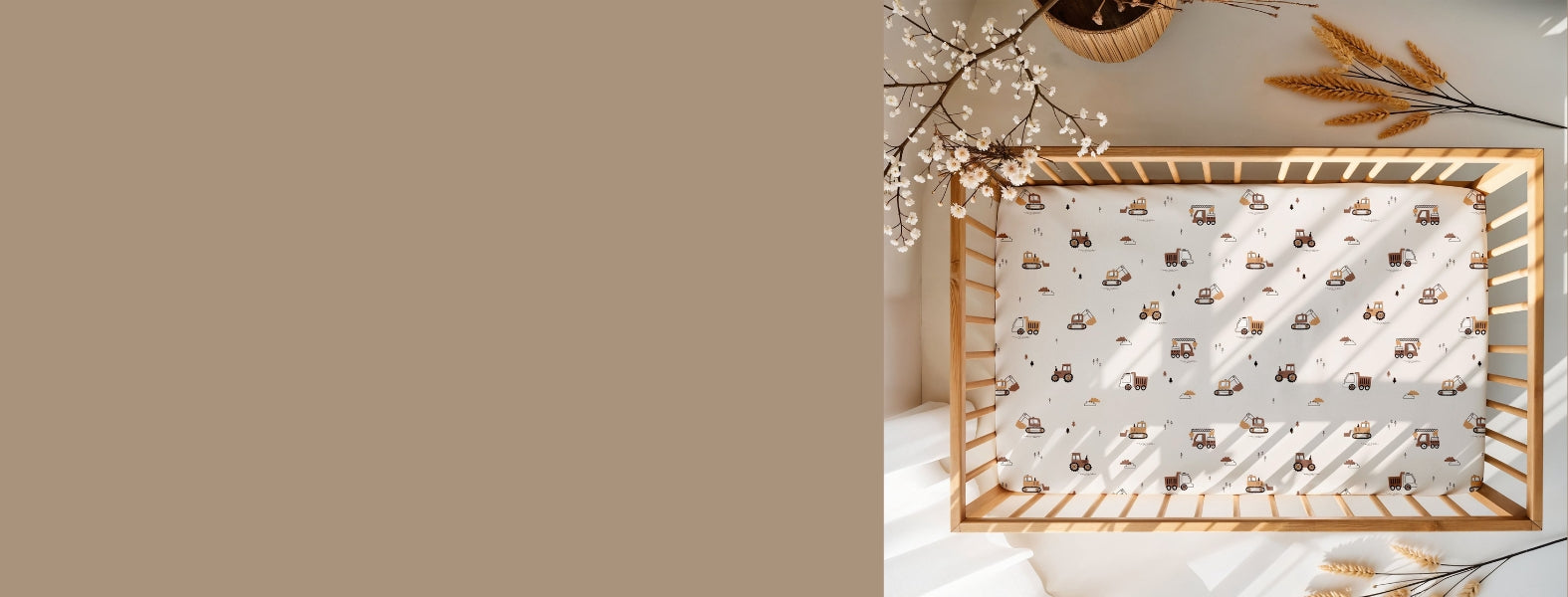 100% Cotton Baby Fitted Sheets for a Cozy Crib