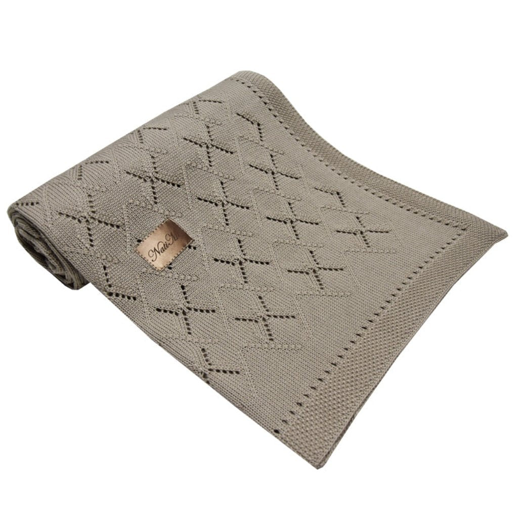 baby bamboo blanket natural beige