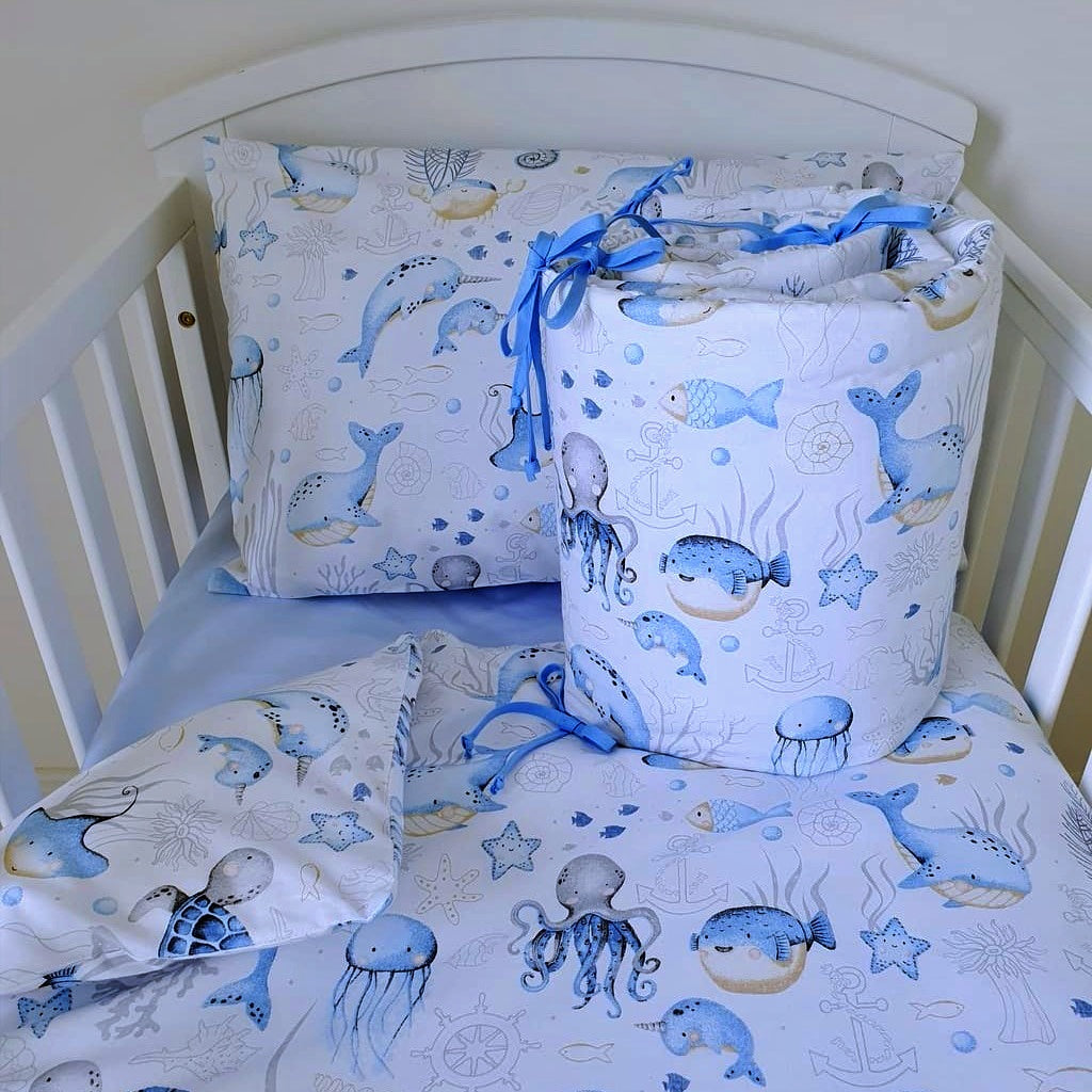 baby bedding , under the sea, baby shop uk