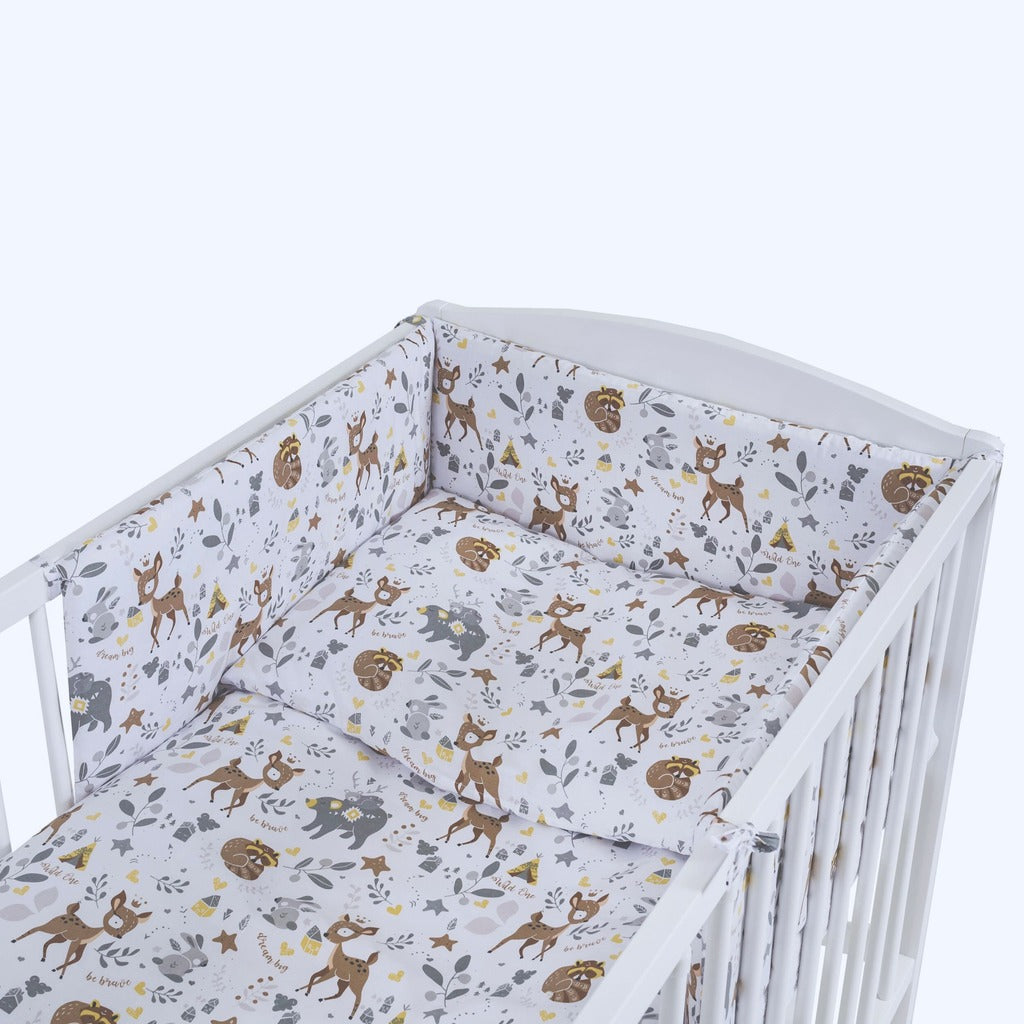 baby cot bedding with bumper