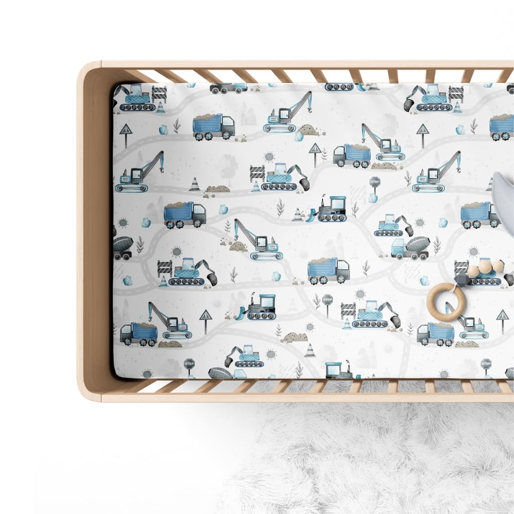 Under Construction Designs and diggers, this fabric is perfect for all your sewing projects.