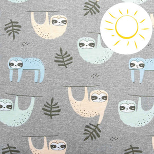 Baby Mini Bedding, Blanket and Pillow - Lazy Sloth