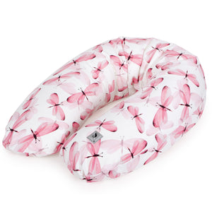 Pregnancy & Feeding Pillow - Pink Dragonfly