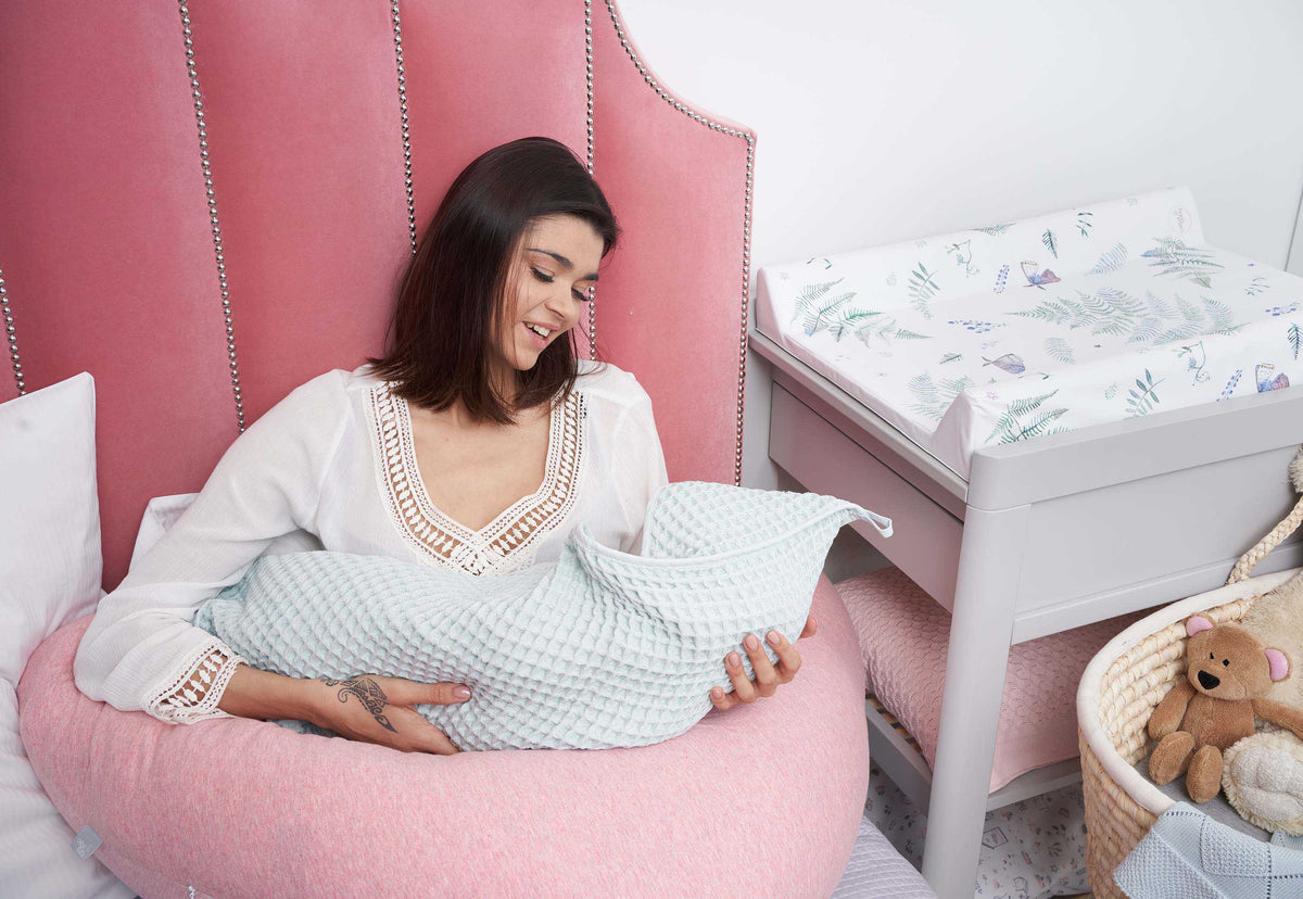 Pregnancy &amp; Feeding Pillow - Pink Melange