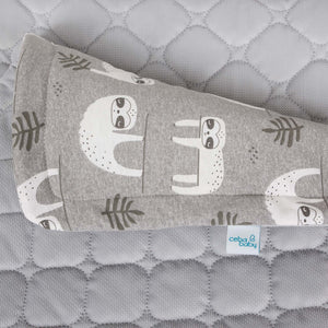 Baby Mini Bedding, Blanket and Pillow - Lazy Sloth