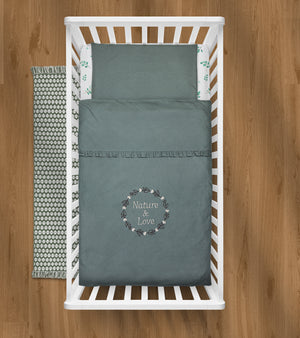 Nature & Love Cot Bedding Set - Savanna