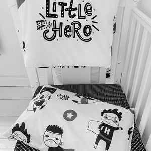 Little Hero Baby Boy Cot Bedding Set