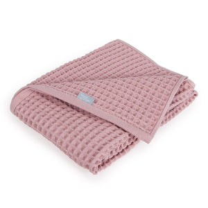 Baby Blanket Waffle Cotton - Dusty Pink