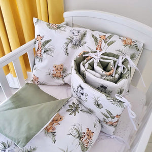 cute safari baby bedding | safari nursery idea | baby bedding set | cot bedding  | jungle nursery Fabricco uk , Ireland