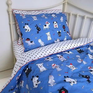 Single Bedding Set - Cute Dogs