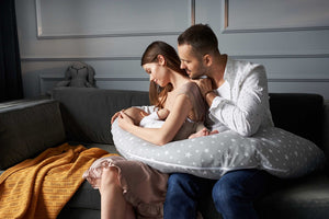 Pregnancy & Feeding Pillow - Grey Melange
