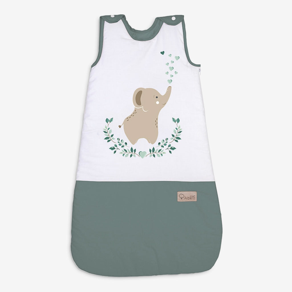 Send your little one safely off to sleep with this snug and secure Sleeping Bag from our Nature &amp; Love Collection. Fabricco