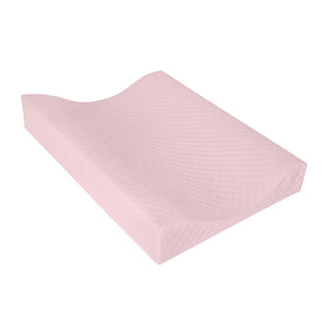Baby Changing Mat with Curved Sides and Raised Edges - Caro Pink