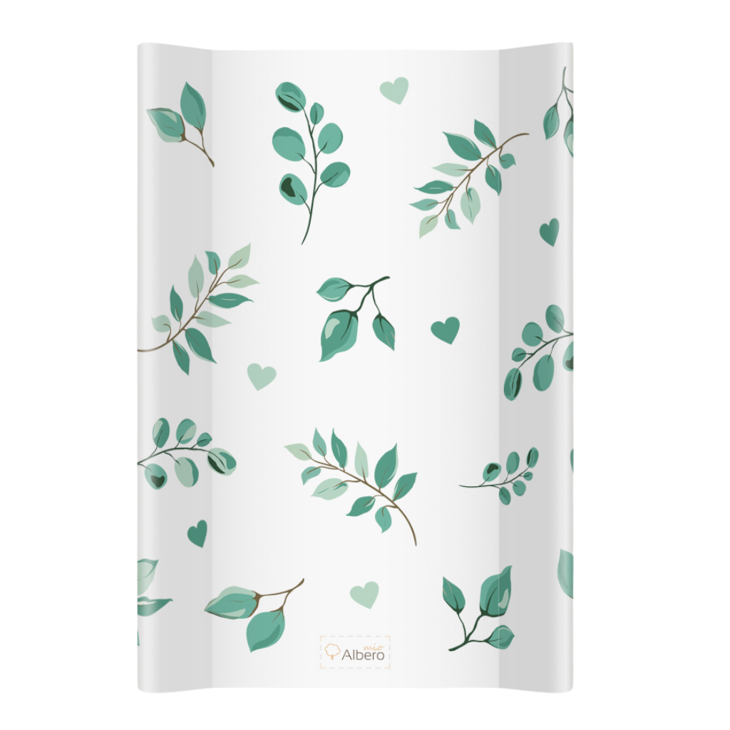 Deluxe Baby Unisex Wedge Anti Roll Nappy Baby Changing Mat with Curved Sides and Raised Edges - Savanna