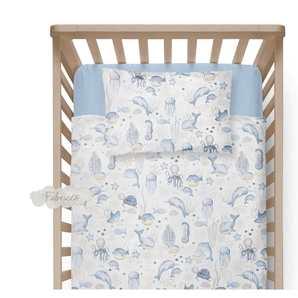 Ocean My Babiie Crib Sheets Nanshing Shark Buddies Piece Baby