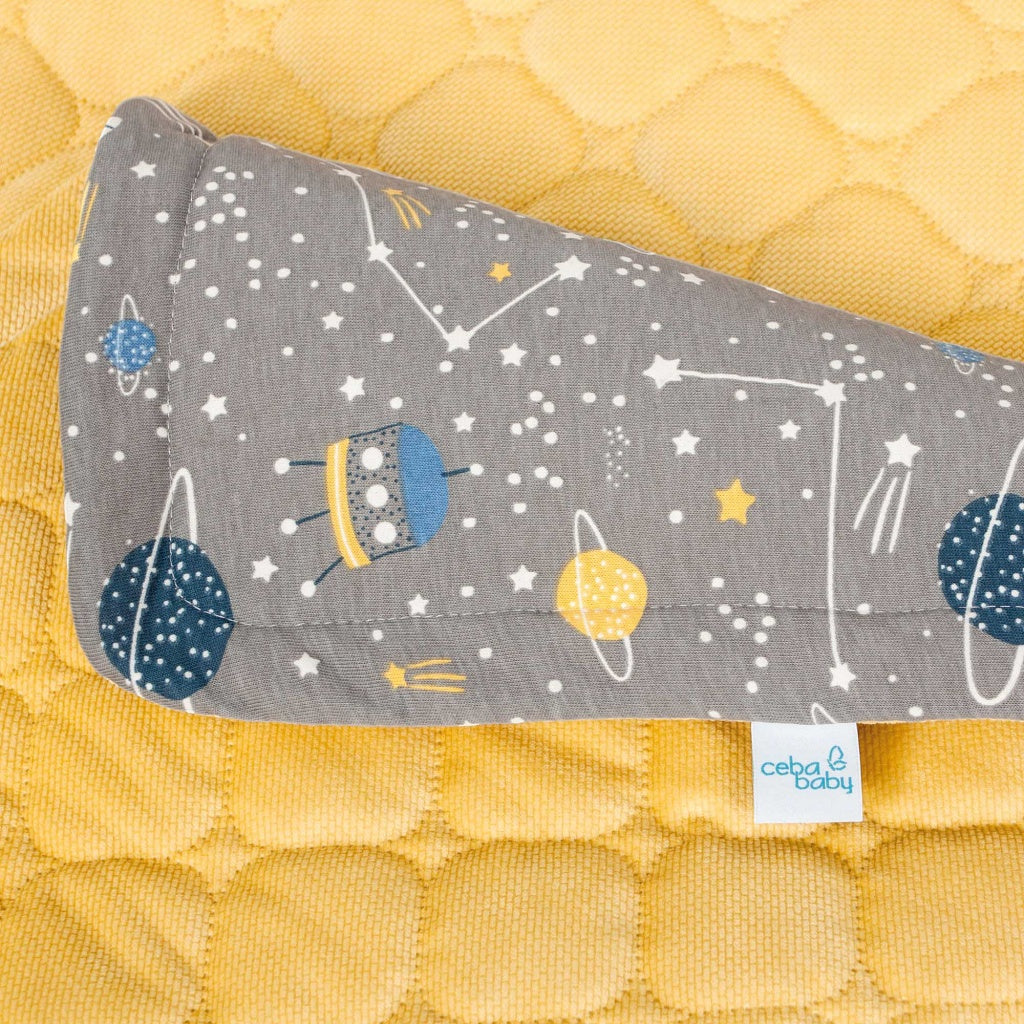 Baby Mini Bedding, Blanket and Pillow - Space, Rockets