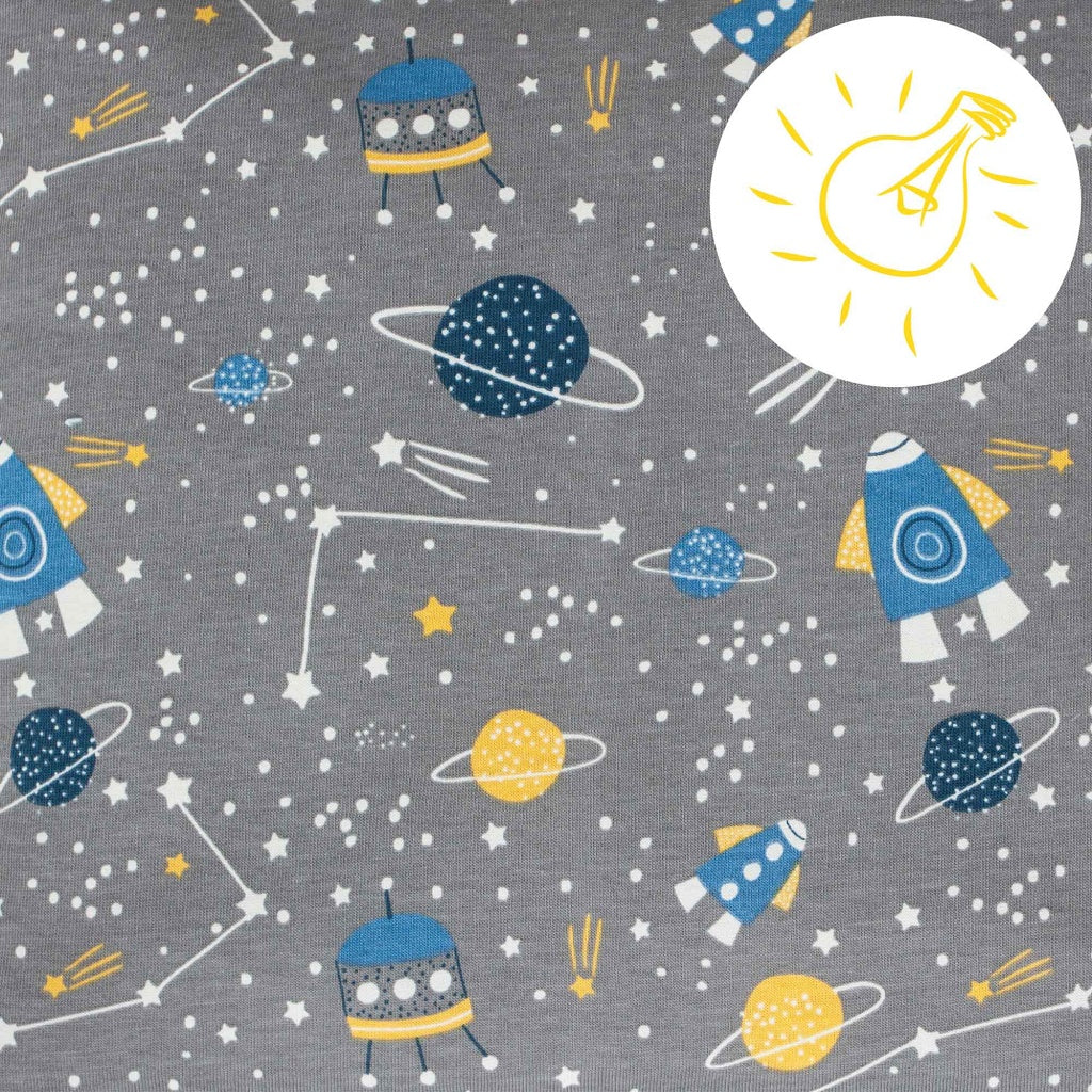 Baby Mini Bedding, Blanket and Pillow - Space, Rockets