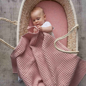 baby girl gift | baby blanket | waffle cotton blanket | Fabricco baby shop | Ireland | uk baby shop