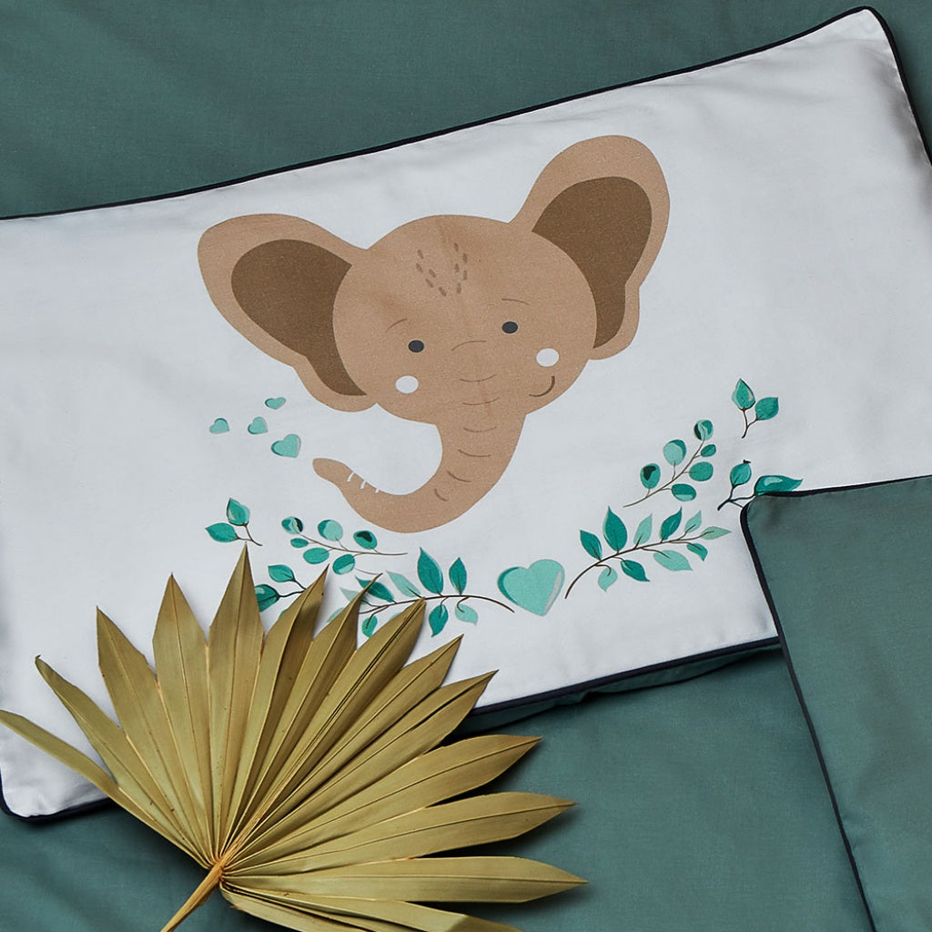 elephant baby cot bed bedding set