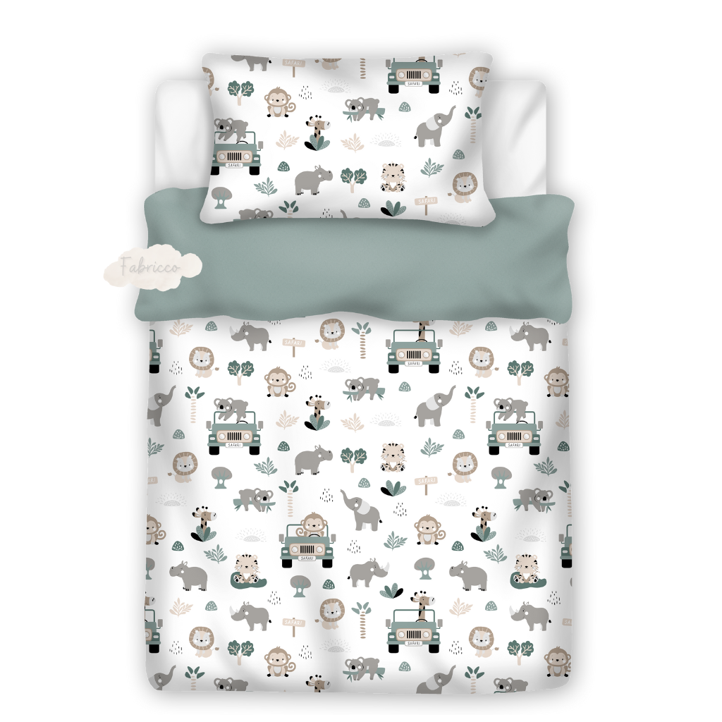 Cute Safari Bedding Set Baby Cot and Cot Bed